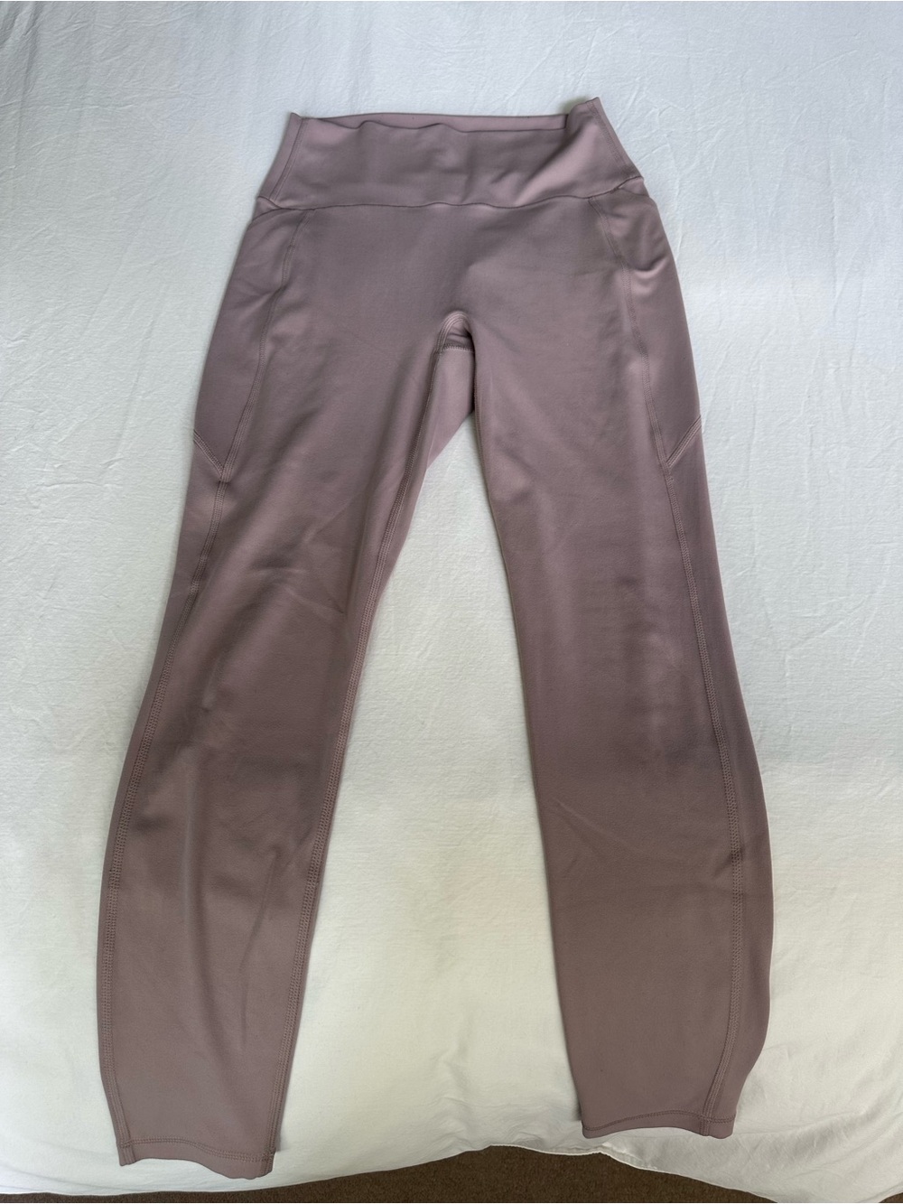 Uniqlo Women's Dusty Mauve High-Rise Leggings